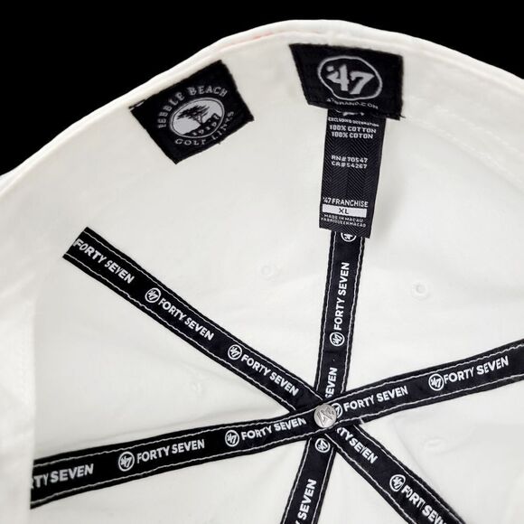 47 Pebble Beach Golf Links Fitted Hat Cap Size: XL - Picture 6 of 6